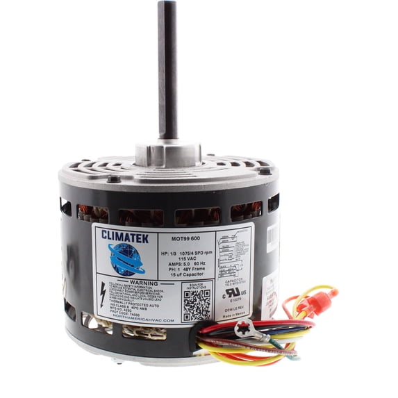 MOT18948 - ClimaTek Upgraded Furnace Blower Motor Fits American Standard