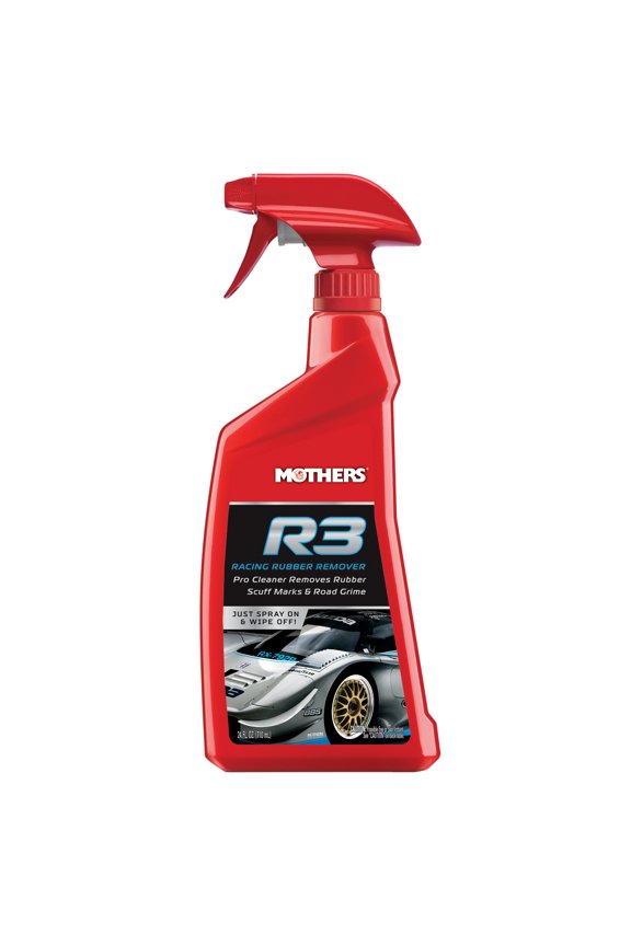 Mother's R3 Racing Rubber Remover 24oz - Advanced Automotive Cleaner for Paint and Glass