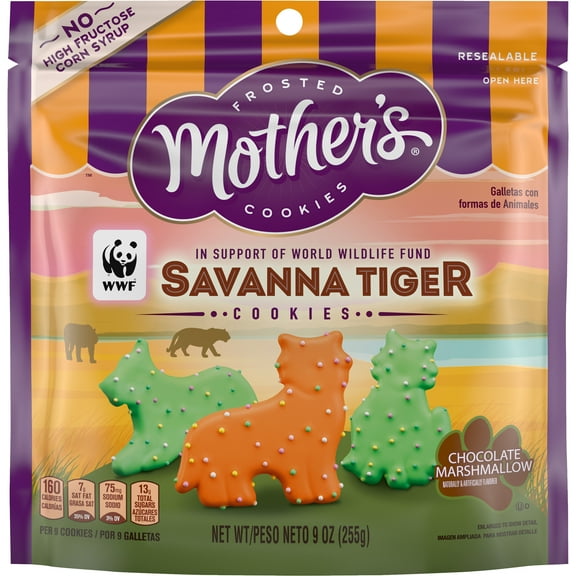 MOTHER'S WILDLIFE CHOCOLATE MARSHMELLOW COOKIES 9oz