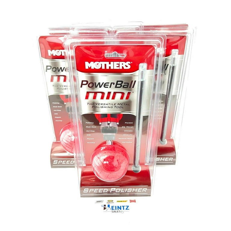 MOTHERS POWERBALL MINI Metal Polishing Tool w/ Extension 05141