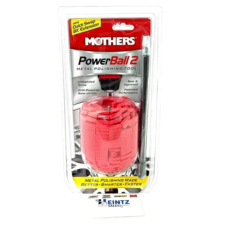 Mothers POWER BALL PROFESSIONAL POLISHING TOOL FOR ALL SURFACES DRILL  ATTACHMENT