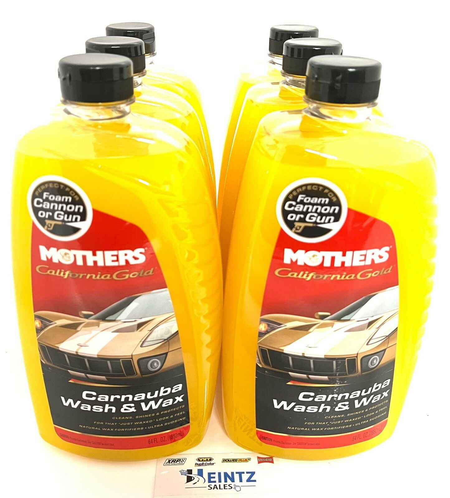 MOTHERS 05674 California Gold Carnauba Wash Wax PACK Spot, 55 OFF