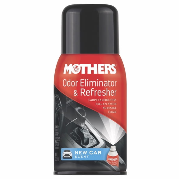 MOTHERS 06811 Odor Eliminator & Refresher 6 PACK - New Car Scent - Fogger - 2 oz.