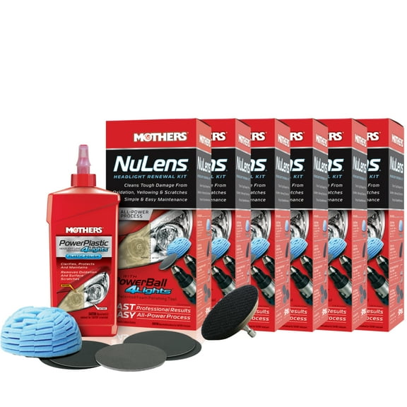 Mothers NuLens Headlight Renewal Kit 6 Pack