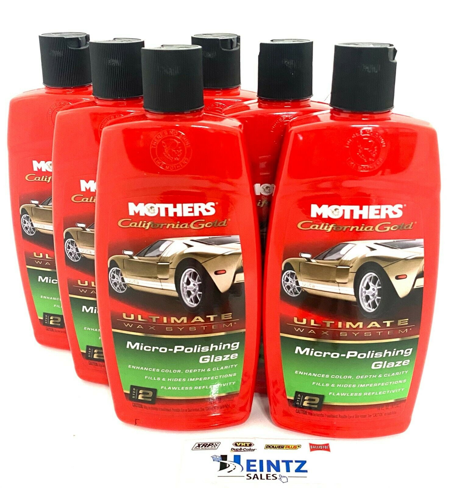 MOTHERS 08100 California Gold MicroPolishing Glaze 6 PACK 16 oz