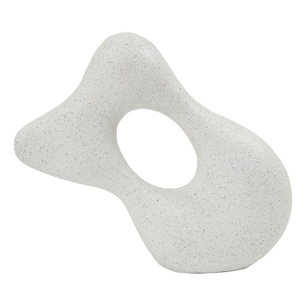 White EcoMix Handmade Abstract Sculpture