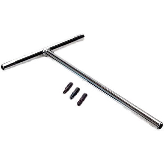 MOTION PRO 08-0557 T-Handle Bit Driver With No 1, 2, 3 Metric Phillips Bits