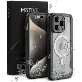MOTIVE Waterproof Case for iPhone 15 Pro Max, Built-in Screen Protector, Compatible with MagSafe, Dustproof, Shockproof, Complete 360° Water Resistance case for iPhone 15 Pro Max 6.7" | Black