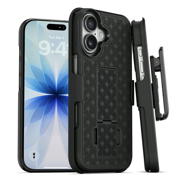 MOTIVE for iPhone 17 Holster Case, Belt Clip Case for iPhone 17, Shell Holster Combo 17, Slim Rugged Drop Shockproof Protective Cover with Kickstand (6.1") | Ranger Series