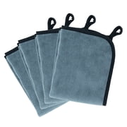 MOTIVITY 4 Pack Microfiber Detailing Cloths - Lint Free, Scratch Free - For Interior and Exterior Car Detailing 11.81" 15.75"