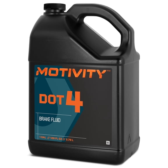MOTIVITY DOT 4 Brake Fluid - 4 Pack of 1 Gallon Bottles