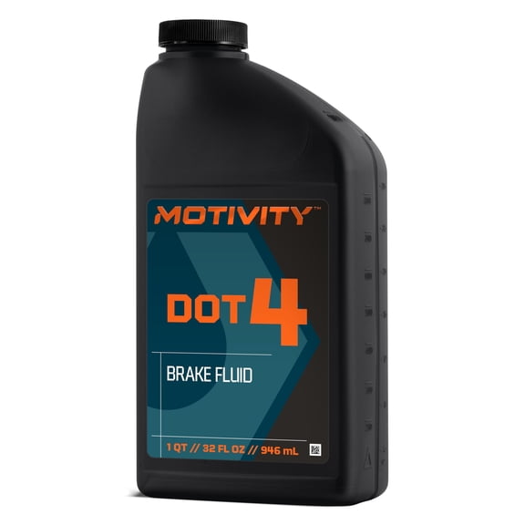 MOTIVITY DOT 4 Brake Fluid - 6-Pack of 1-Quart Bottles, High Performance
