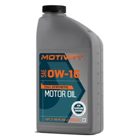 MOTIVITY Full Synthetic SAE 0W-16 Motor Oil - 6 Pack of 1 Quart Bottles