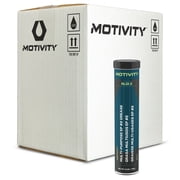 MOTIVITY Multi-Purpose Extreme Pressure Grease - NGLI-#2, Blue Lithium Complex, High Temp & Water Resistant - 10 Pack 14oz Tubes
