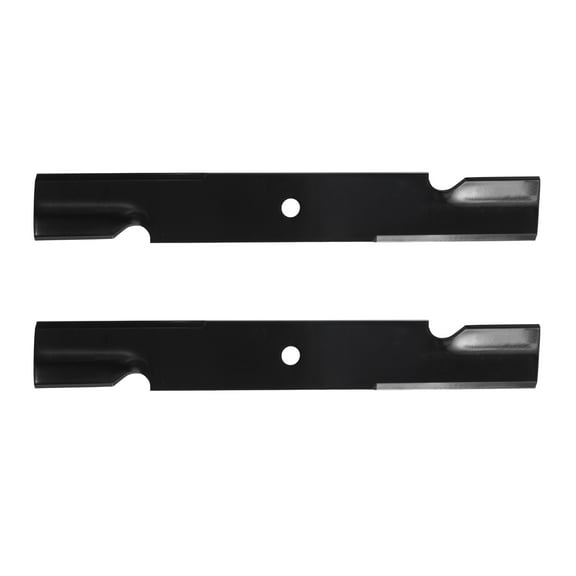 MOTIVITY Notched High Lift Mower Blade Compatible with Encore Exmark Husqvarna John Deere Scag Toro 36" Decks - 2 Pack