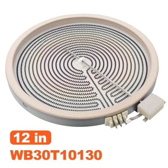 MOTMAX 12 in WB30T10130 Range Dual Radiant Surface Element Compatible with GE Range Stove