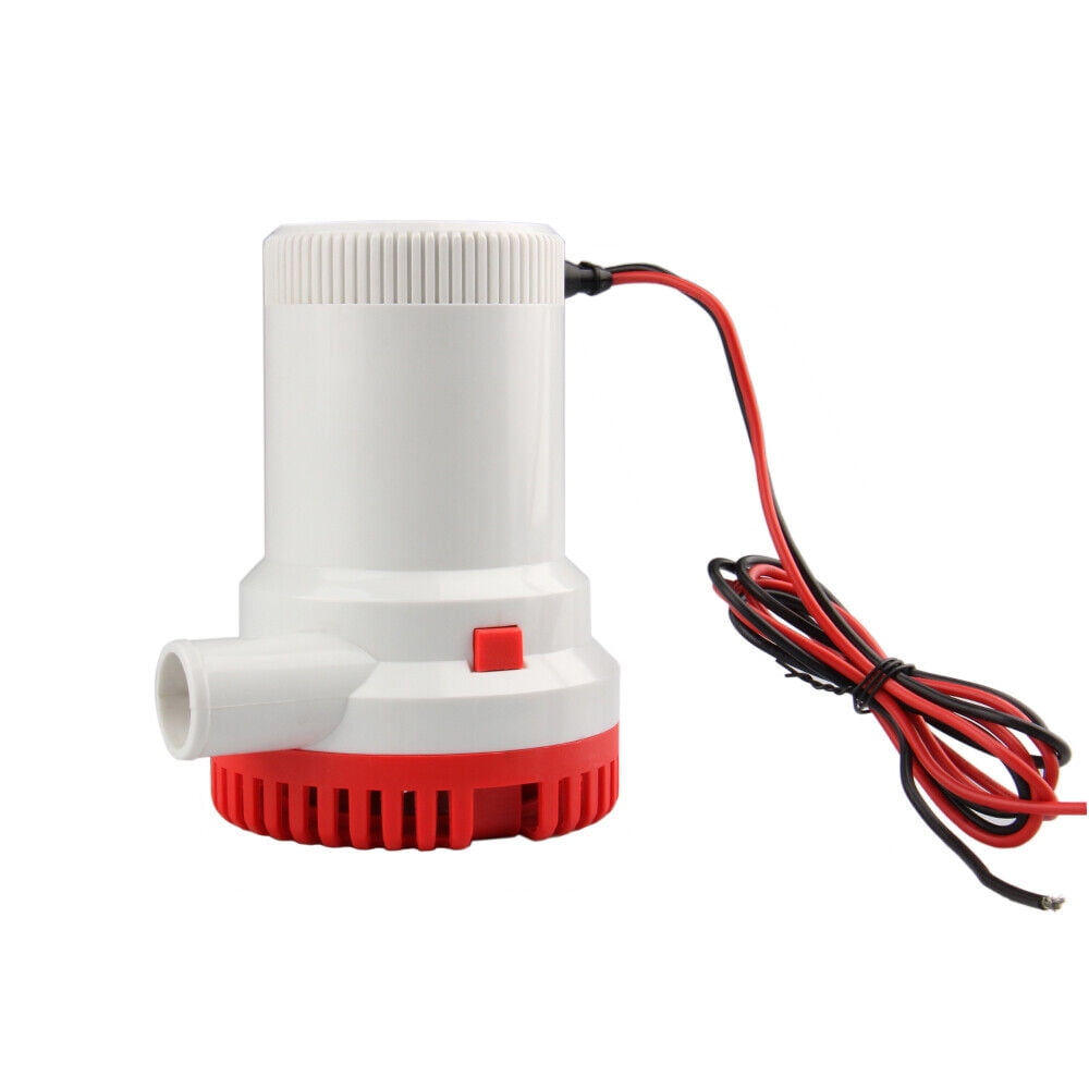 MOTMAX 12V Non Automatic Boat Bilge Pump, 2000gph Submersible Marine Pump
