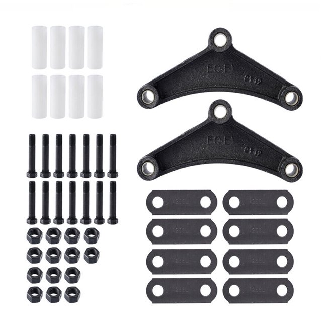 MOTMAX Trailer Axle Shackle, Tandem Trailer Axle Shackle Kit for Double