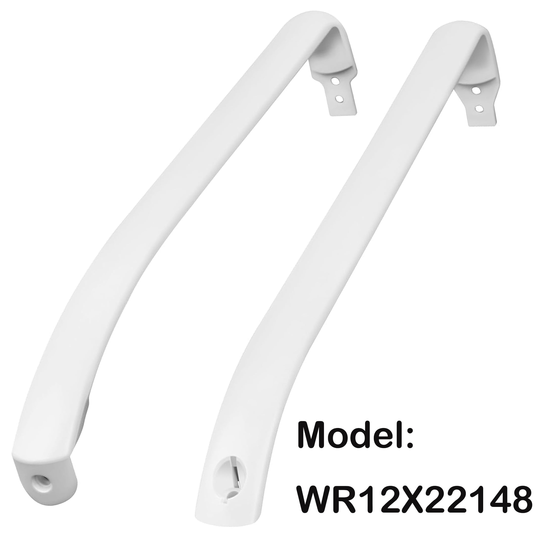 WR12X22148 Refrigerator Door Handle, Compatible with GE Replaces WR12X11010, WR12X11011, WR12X20141, 3315005, AP5949272, PS9864030, EAP9864030