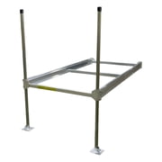 MOTOALLIANCE  8 ft x 4 ft Aluminum Dock Frame Kit. Heavy Duty & Maintenance Free.