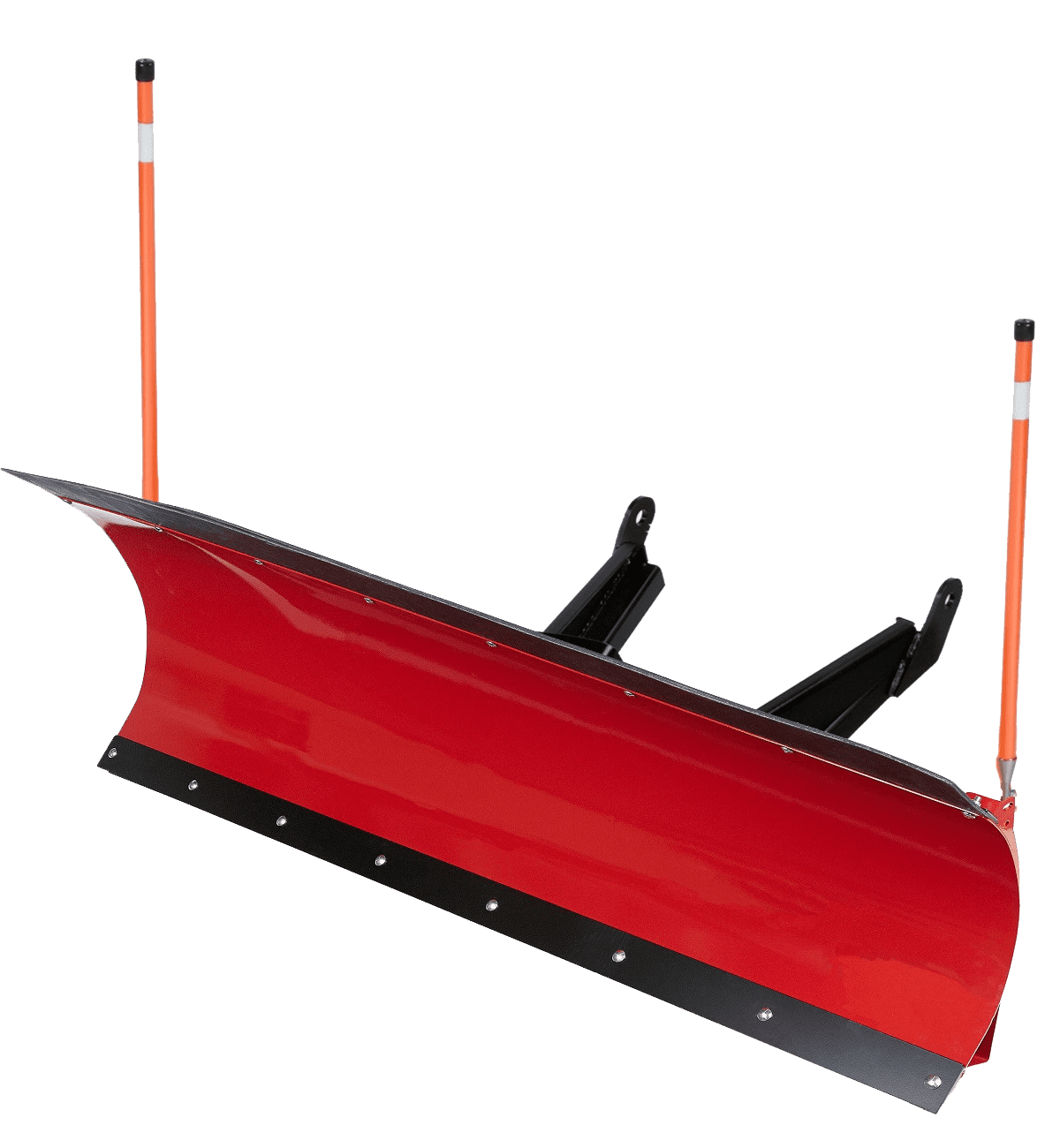 MOTOALLIANCE Denali Pro 72 inch UTV Snow Plow in RED. Fits 2015-2024 Kawasaki Mule PRO FX/DX