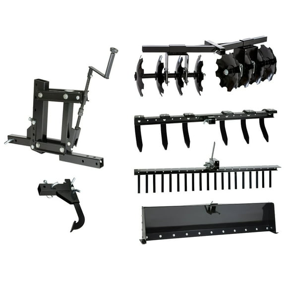 IMPACT IMPLEMENTS® 6-Piece Implement Kit for ATV, UTV, and Garden Tractors