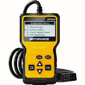 MOTOPOWER Car OBD2 Code Reader OBD2 Scanner Engine Fault Code Reader Car Diagnostic Scan Tool