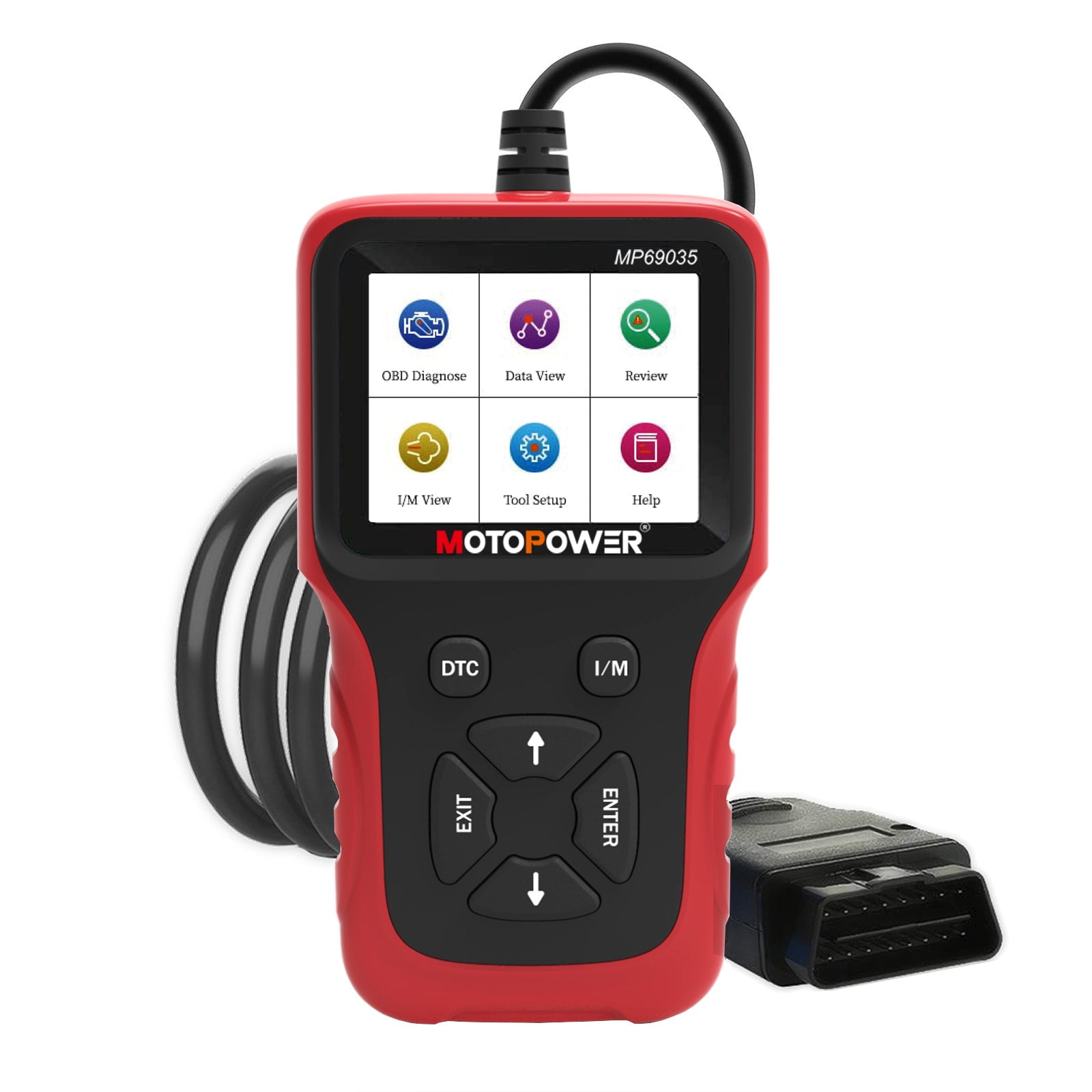 MOTOPOWER MP69035 OBD2 Scanner Universal Car Engine Fault Code Reader