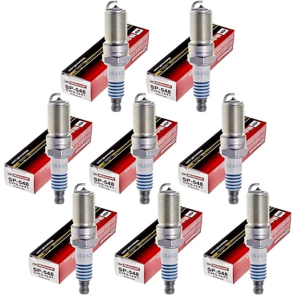 MOTORCRAFT New SP548 Spark Plug Set of 8 for Ford Mustang F-150 2011-2017