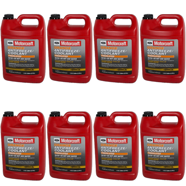 MOTORCRAFT VC13DLG Engine Coolant Antifreeze Motorcraft Orange/Yellow