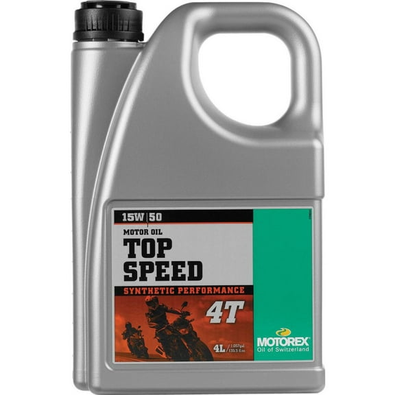MOTOREX Top Speed Synthetic Performance, Extreme Thermal Stability Motor Oil 15W-50, 4 L