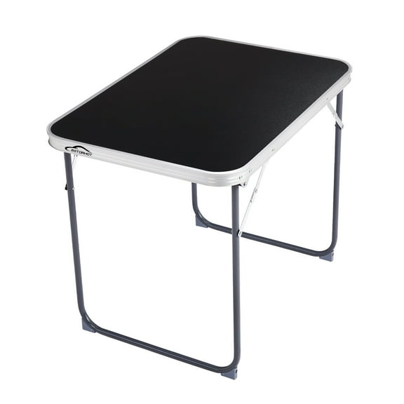 MOTORHOT 2.3ft Portable Folding Camping Table, Outdoor Waterproof Picnic Table, Aluminum Lightweight Suitcase Foldable Table for Picnic BBQ Beach Dining