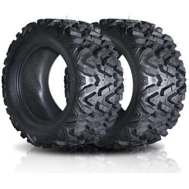 Coplete Set of 4 All Terrain ATV UTV Tires 25x8-12 Front ≈ 25x10-12 Coplete Set of 4 All Terrain ATV UTV Tires 25x8-12 Front ≈ 25x10-12