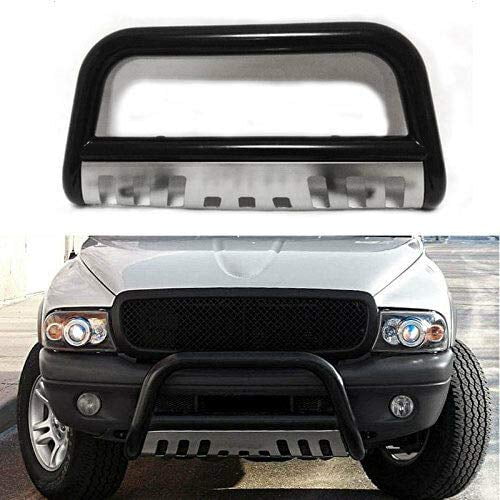 S&T Racing Matte Black Bull Bar Brush Guard For 07-18 Toyota Tundra & 08-17 Sequoia - Solid Edge Series