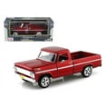 thumbnail image 1 of MOTORMAX American Classics 1969 ford F-100 Pickup Truck Burgundy Car Model, Diecast Red, 1 of 1