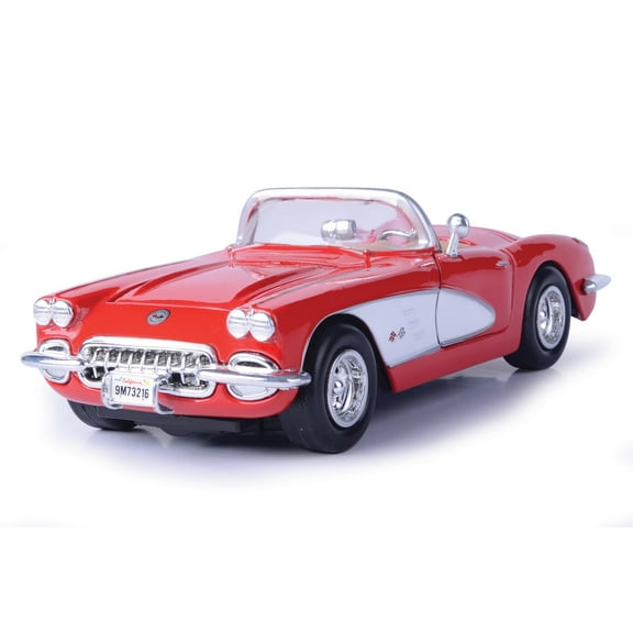 1959 Corvette - Red 1:24 Scale Diecast Replica Model