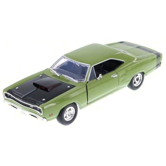 MOTORMAX MOT73315AC-GR 1969 Dodge Coronet Super Bee Model Car Kit, Green