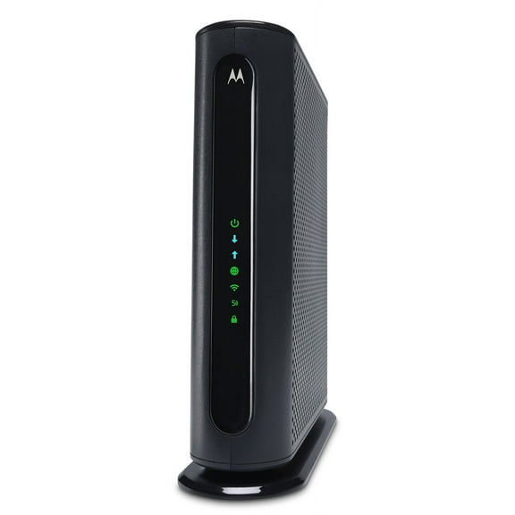MOTOROLA MG7540 16x4 Cable Modem Plus AC1600 Dual Band Wi-Fi Gigabit Router with DFS, 686 Mbps Maximum DOCSIS 3.0 - Approved by Comcast Xfinity, Cox, Charter Spectrum, More
