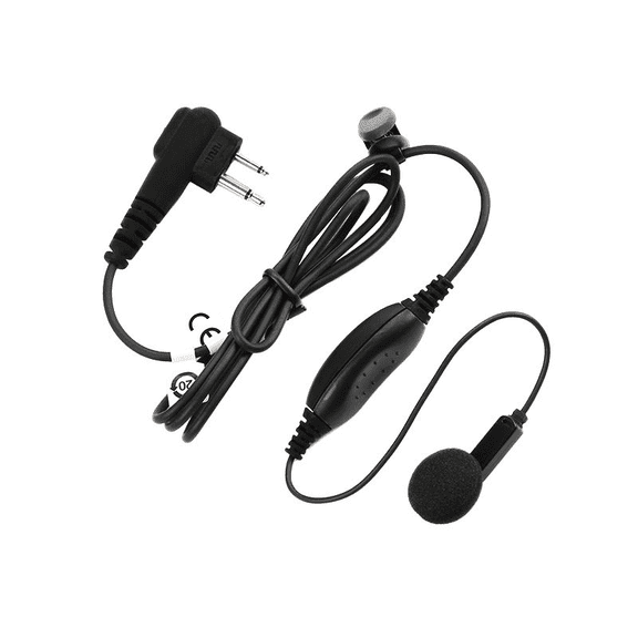 MOTOROLA PMLN6534 Headphones with In-line Microphone Push-to-talk and VOX for DP1400 CP040 CP140 P145 P165 P185 Walkie Talkie