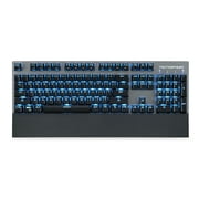 MOTOSPEED GK89 2.4GHz Wireless / USB Wired Mechanical Keyboard with LED Blue Light 104Keys Wireless Gaming Keyboard For