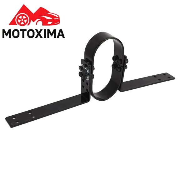 MOTOXIMA Stainless Steel Black Driveshaft Safety Loop Kit for Universal RWD Muscle Performance Race Cars 1 Multipack