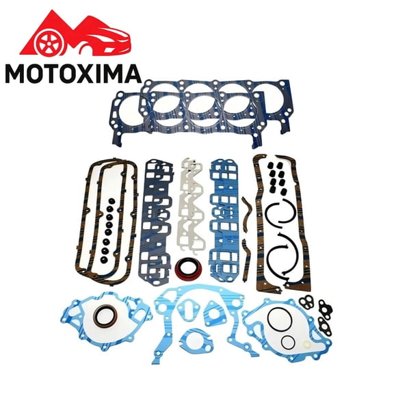 MOTOXIMA Full Engine Rebuild Gasket Set for Ford 289 302 Windsor Custom Passenger Cars & Trucks, Metal, Plastic