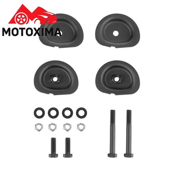 MOTOXIMA Steel Rear Coil Spring Retainers for Chevy C10 Classic Pickup Trucks 1963-1972