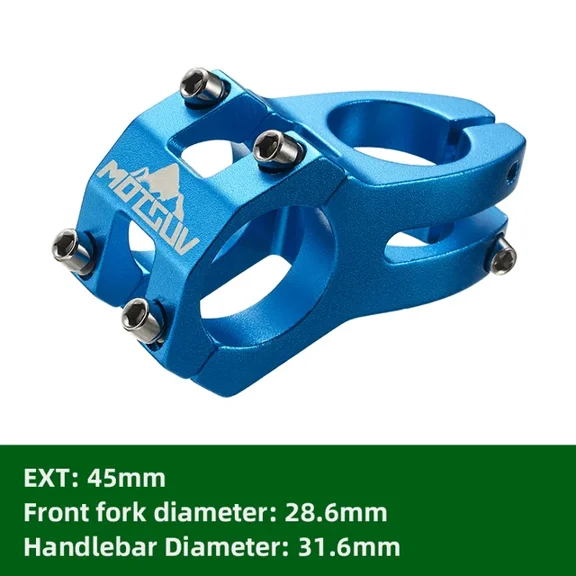 MOTSUV Mtb Power Stem Road Bike Mountain Bicycle Bridge Short Power 45mm Rod Handlebar Table Adjustable Stem Riser 31 8 Cycling