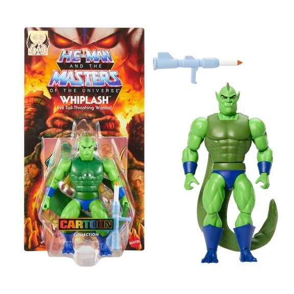 Masters of the Universe Origins Cartoon Collection Whiplash 5.5-inch Action Figure MOTU Villain Toy