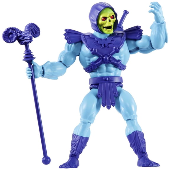 Masters of the Universe Origins Skeletor 5.5 Inch Action Figure MOTU Toy with Staff & Sword