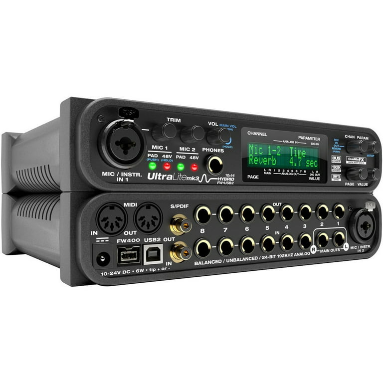 MOTU UltraLite-mk3 Hybrid Digital Audio Recording Interface
