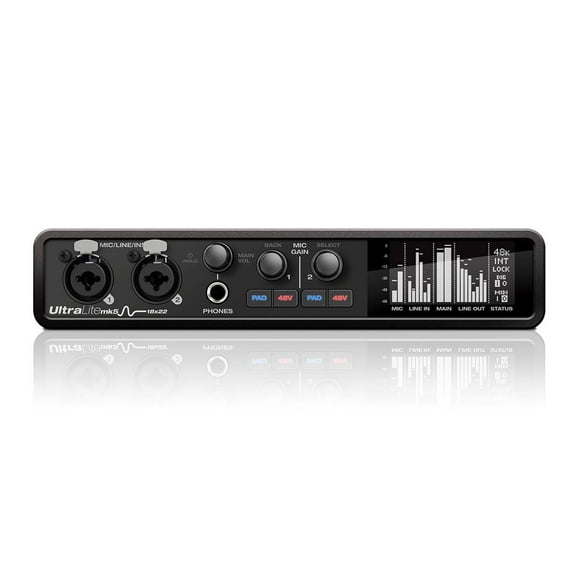 MOTU UltraLite-mk5 USB Audio Interface Bundle with 6Ave Cleaning Kit
