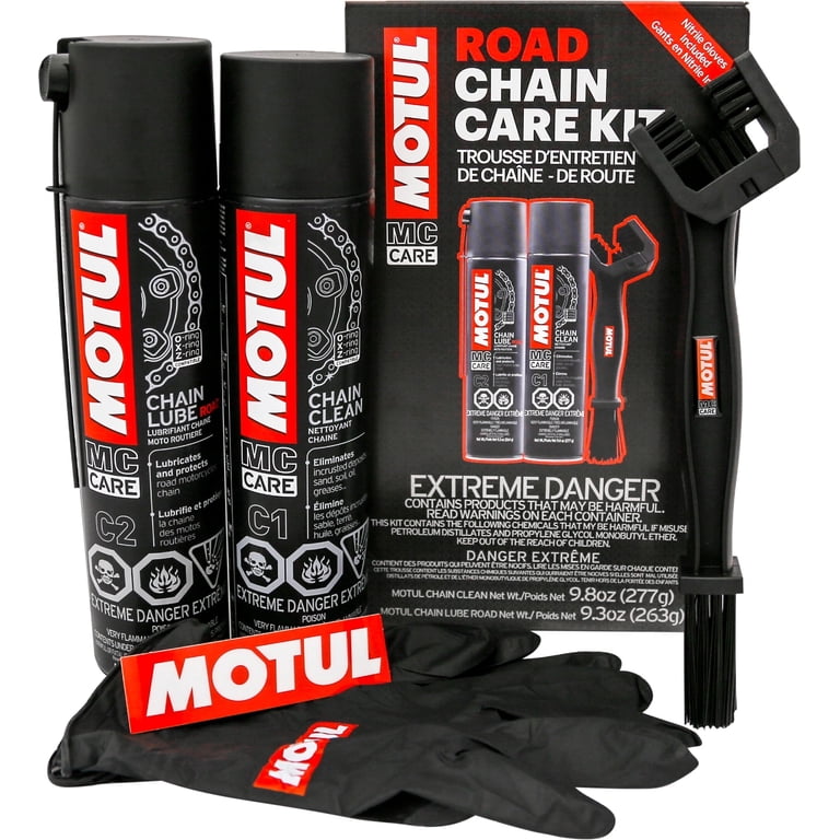 MOTUL 109767 Complete MC Care System: Motorcycle Chain Clean