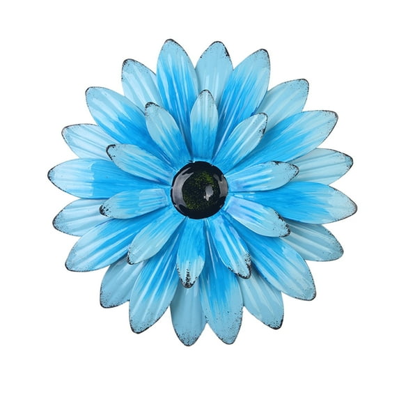 MOUDUO Clearacne! Flowers Hanging On The Wall Metal Flower Wall Art Decor Sunflower Wall Decorations Rustic Farmhouse Boho Style Decorations Outdoor Decor Hangs